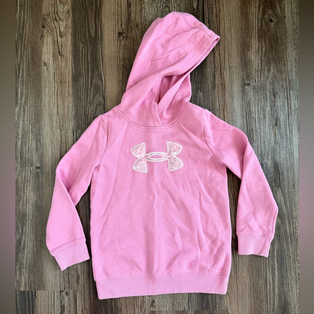 Under Armour Girls’ Light Pink Hoodie